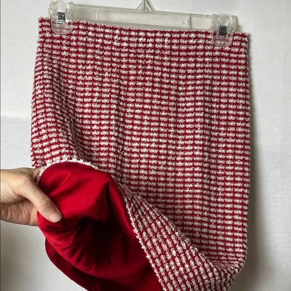 St. John couture metallic crystal gold chain trim 3 pc knit boucle Tweed - Picture 12 of 17